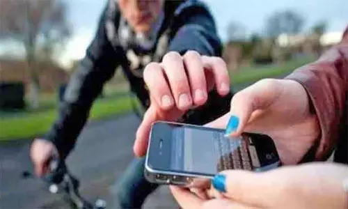 குலசேகரம் அருகே பெண்ணிடம் பணம்-செல்போன் பறிப்பு