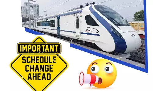 சேலம், ஈரோடு, திருப்பதிக்கு வந்தே பாரத் ரயில் வருகை நேரம் மாற்றம்