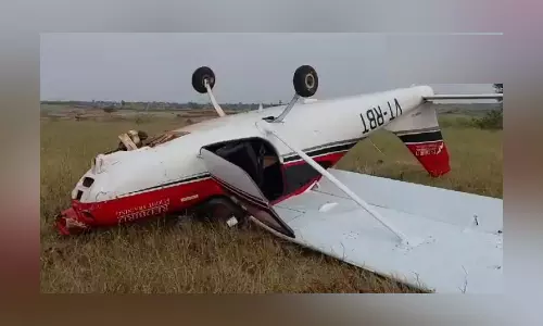 நாலே நாட்களில் இரண்டாவது பயிற்சி விமான விபத்து