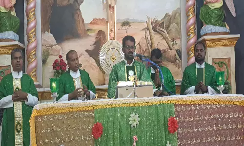 செந்துறையில் உலக மறைபரப்பு ஞாயிறு ஆண்டு விழா