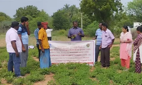 கீழ்சாத்தம்பூர் கிராமத்தில் விவசாயிகள் கலந்துரையாடல் நிகழ்ச்சி