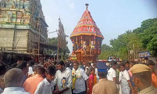 சின்ன திருப்பதி வெங்கட்ரமன கோவில் தேரோட்டம்