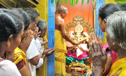 கோவில்பட்டி அருகே பூமாதேவி ஆலயத்தில் சிறப்பு பூஜை