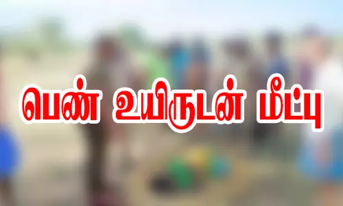 60 அடி ஆழ கிணற்றில் தவறி விழுந்த பெண் உயிருடன் மீட்பு