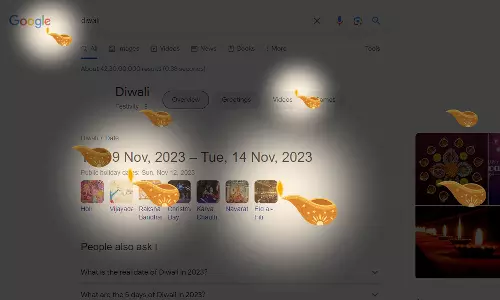 சர்ச் பாரில் க்யூட் கேம்.. கூகுளில் களைகட்டிய தீபாவளி..