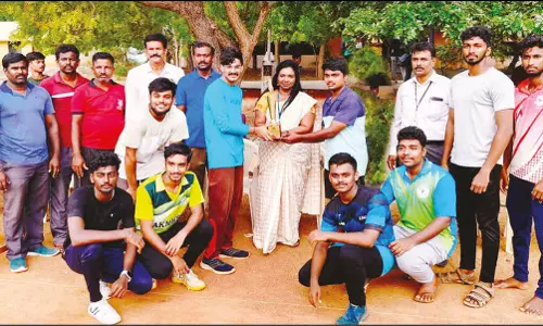 அண்ணா பல்கலைக்கழக மண்டல விளையாட்டு போட்டி: டாக்டர் சிவந்தி ஆதித்தனார் பொறியியல் கல்லூரி அணி சாம்பியன்