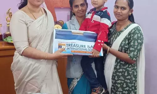 விஜயதசமியை முன்னிட்டு ட்ரஷர் ஐலண்ட் பள்ளியில் மாணவர் சேர்க்கை