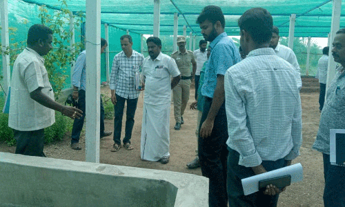 கொமாரபாளையம் ஊராட்சியில் கலெக்டர் ஆய்வு