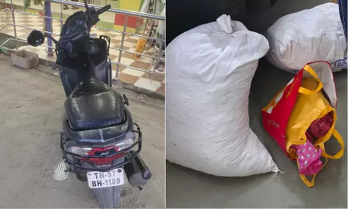 திண்டுக்கல் அருகே வீட்டில் கஞ்சா பதுக்கிய வாலிபர் கைது