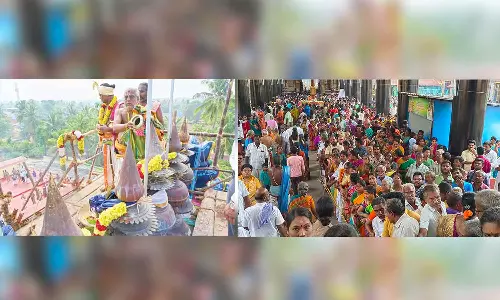 நாச்சியார்கோயில் சீனிவாச பெருமாள் கோவில் கும்பாபிஷேகம் கோலாகலம்