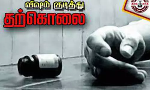 பறக்கை அருகே லாரி டிரைவர் விஷம் குடித்து தற்கொலை