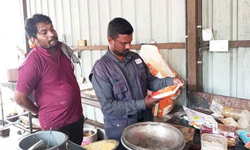 உணவு கடைகளில் பாதுகாப்பு அதிகாரிகள் திடீர் ஆய்வு