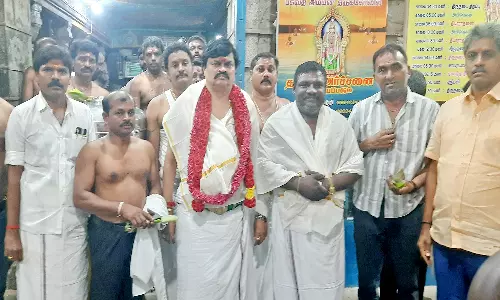 குமரி பகவதி அம்மன் கோவிலில் அத்தாழபூஜை