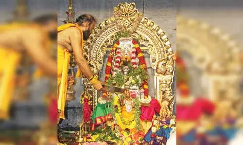 மண்டல பூஜை தொடங்கியது  சேலம் கோட்டை மாரியம்மன் தங்கரத புறப்பாடு