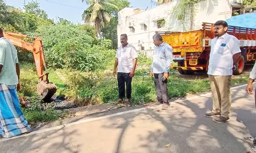 வாய்க்கால் தூர்வாரும் பணி தொடக்கம்