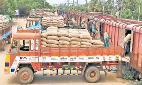 அரவைக்காக நெல் அனுப்பி வைப்பு