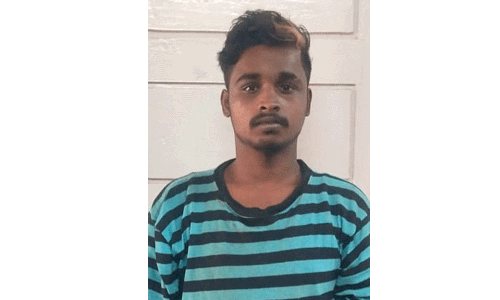 மூதாட்டியை தாக்கி கைதான வாலிபர் சிறையில் அடைப்பு