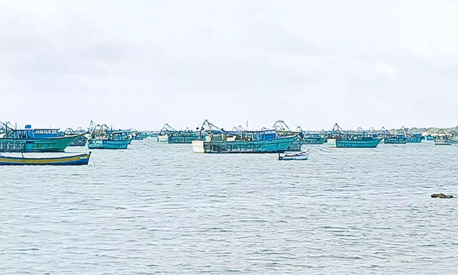 எல்லை தாண்டி மீன்பிடித்ததாக தமிழக மீனவர்கள் 14 பேர் கைது - இலங்கை கடற்படை அட்டூழியம்