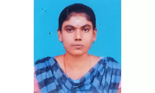 தமிழ் தட்டச்சு தேர்வில் வேடசந்தூர் மாணவி மாநில அளவில் முதலிடம்