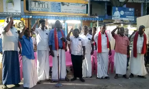 சிவகிரியில் இந்திய கம்யூனிஸ்ட் கண்டன ஆர்ப்பாட்டம்