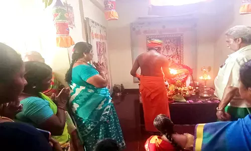 கோவில்பட்டி அருகே பூமாதேவி ஆலயத்தில் சிறப்பு பூஜை