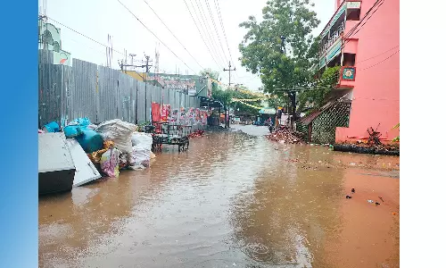 விடிய விடிய பெய்த மழை