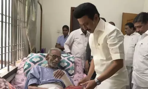 அய்யா பழ.நெடுமாறன் விரைந்து நலம் பெற விழைகிறேன்- முதலமைச்சர் மு.க.ஸ்டாலின்