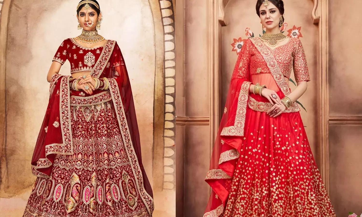 மணமகளை ஜொலிக்க வைக்கும் லெகங்கா மணமகளை ஜொலிக்க வைக்கும் லெகங்கா