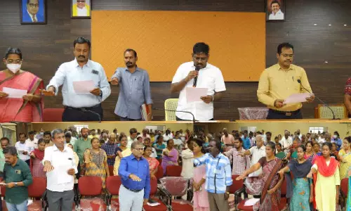 ஊழல் தடுப்பு விழிப்புணர்வு உறுதிமொழி ஏற்பு