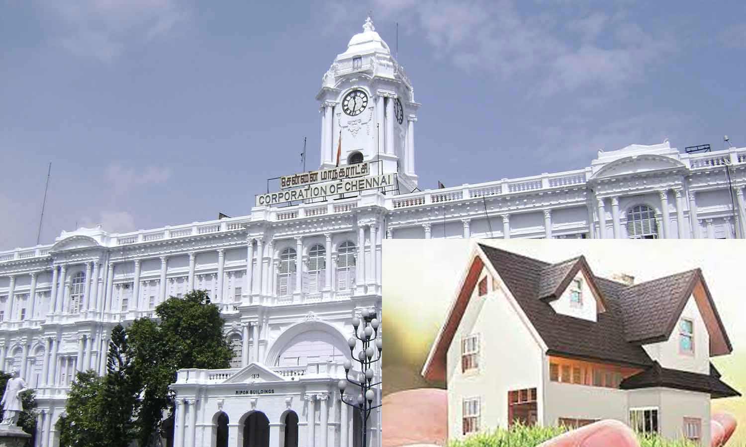 சென்னையில் 1000 சதுர அடிக்கு மேல் வீடு கட்டுவதற்கான அனுமதி கட்டணம் 100 சதவீதம் உயர்வு