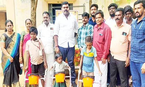 சங்கரன்கோவிலில் மாற்றுத்திறன் குழந்தைகளுக்கான சிறப்பு மருத்துவ முகாம்-ராஜா எம்.எல்.ஏ. தொடங்கி வைத்தார்