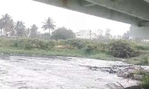 தென்பெண்ணை ஆற்றில் கழிவுகள் கலந்த தண்ணீர் வருவதால் விவசாயிகள் அதிர்ச்சி