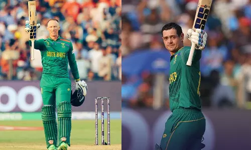 டி காக்- வான் டெர் டுசென் சதம்: நியூசிலாந்துக்கு 358 ரன்கள் இலக்கு நிர்ணயித்தது தென் ஆப்பிரிக்கா