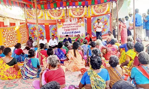 சிறுகுடி ஊராட்சியில்  கிராமசபை கூட்டம்