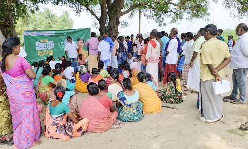 6 கிராம மக்கள் தேர்தல் புறக்கணிப்பு அறிவிப்பு