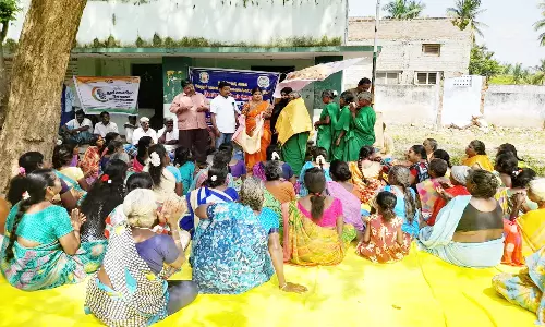 வேப்பங்குப்பம் ஊராட்சியில் தூய்மை பணியாளர்கள் கவுரவிப்பு