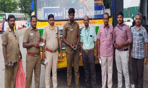 அதிக ஒலி எழுப்பிய 13 பஸ்களுக்கு அபராதம் விதிப்பு