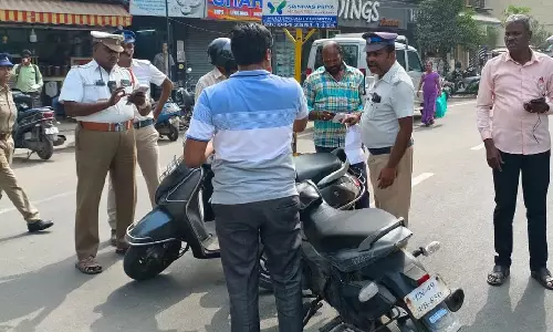 சென்னையில் வேக வரம்பை மீறி செல்லும் வாகனங்களுக்கு அபராதம் அறிவிப்பு