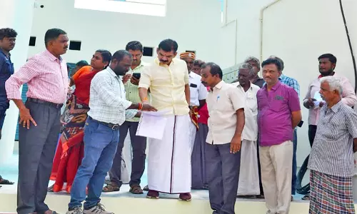 டவுன் மார்க்கெட்டில் மேயர் ஆய்வு