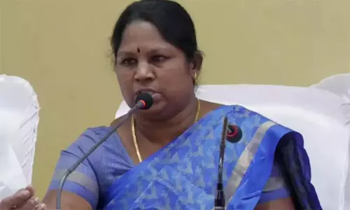 தேர்தலை மனதில் வைத்து தான் வருமான  வரித்துறை சோதனை நடத்தப்படுகிறது அமைச்சர் கயல்விழி செல்வராஜ் பேட்டி