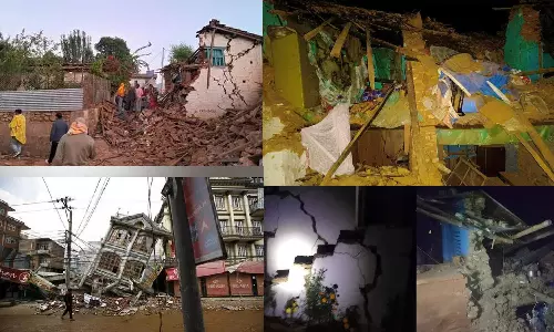 நேபாளத்தில் சக்தி வாய்ந்த நிலநடுக்கம்: பலி எண்ணிக்கை 128 ஆக அதிகரிப்பு