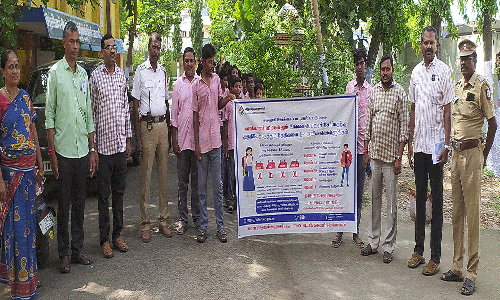 வாக்காளர் சிறப்பு முகாம் குறித்த விழிப்புணர்வு பேரணி