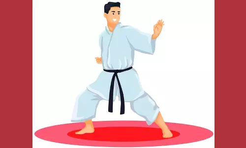 மாவட்ட அளவிலான கராத்தே போட்டி