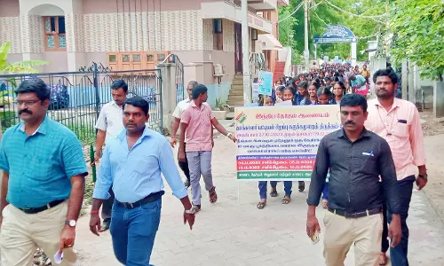 விளாத்திகுளத்தில் வாக்காளர் விழிப்புணர்வு பேரணி