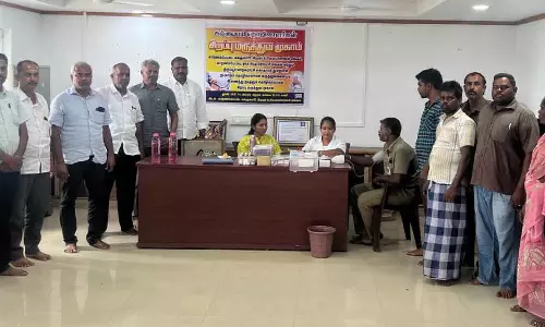 காரணம்பேட்டையில் கல்குவாரி தொழிலாளர்களுக்கு சிறப்பு மருத்துவ முகாம்