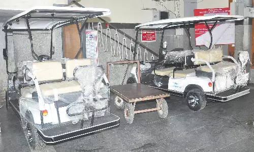 நாகர்கோவில் ரெயில் நிலையத்தில் மீண்டும் பேட்டரி கார் சேவை