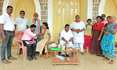 சாத்தான்குளம் பகுதிகளில் காய்ச்சல் சிறப்பு மருத்துவ முகாம்