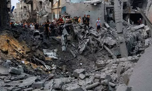 காசா பொதுமக்கள் வெளியேற 4 மணி நேரம் அவகாசம் விதித்த இஸ்ரேல்