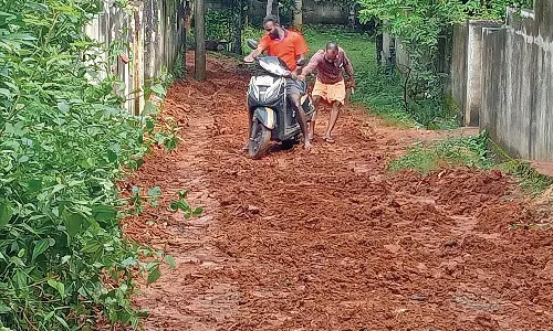 பாலூர் அருகே வீட்டு குடிநீர் இணைப்புக்காக தோண்டப்பட்ட குழிகளால் சாலை சேதம்