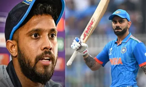 விராட் கோலிக்கு ஏன் வாழ்த்து தெரிவிக்கனும்: வைரலாகும் இலங்கை அணி கேப்டன் வீடியோ